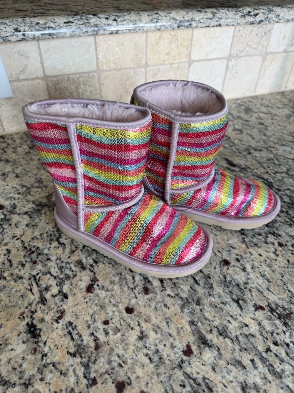 Ugg Rainbow Sequin Boots